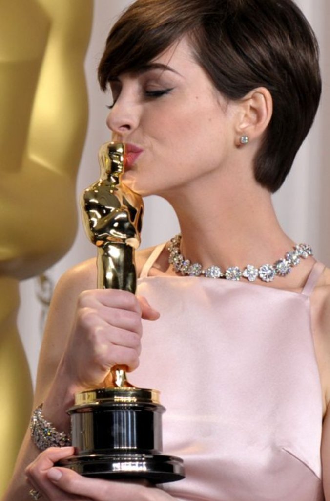 Anne Hathaway wurde als beste Nebendarstellerin ausgezeichnet.