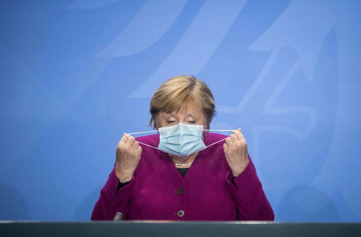 Bundeskanzlerin Angela Merkel einigt sich mit den Regierungschefs ...