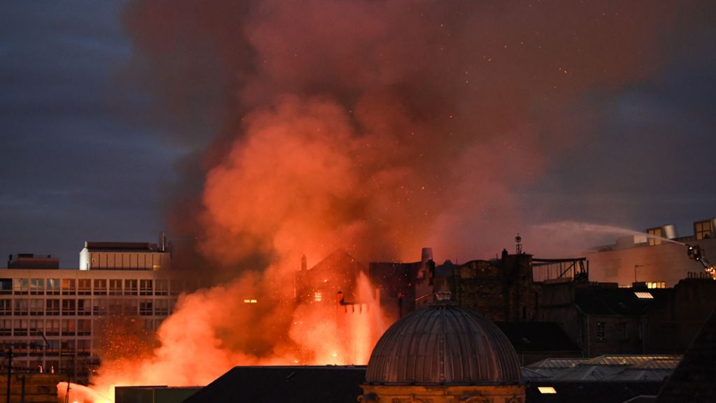 Kunsthochschule Glasgow: Großbrand zerstört Jugendstil-Gebäude