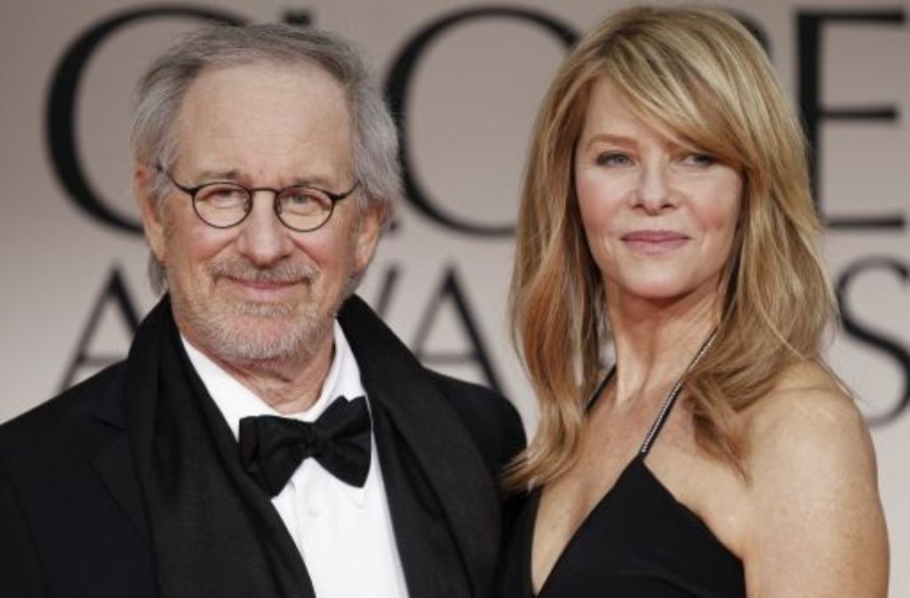 Steven Spielberg (hier mit seiner Frau Kate Capshaw) erhielt einen Golden Globe für "Die Abenteuer von Tim und Struppi".