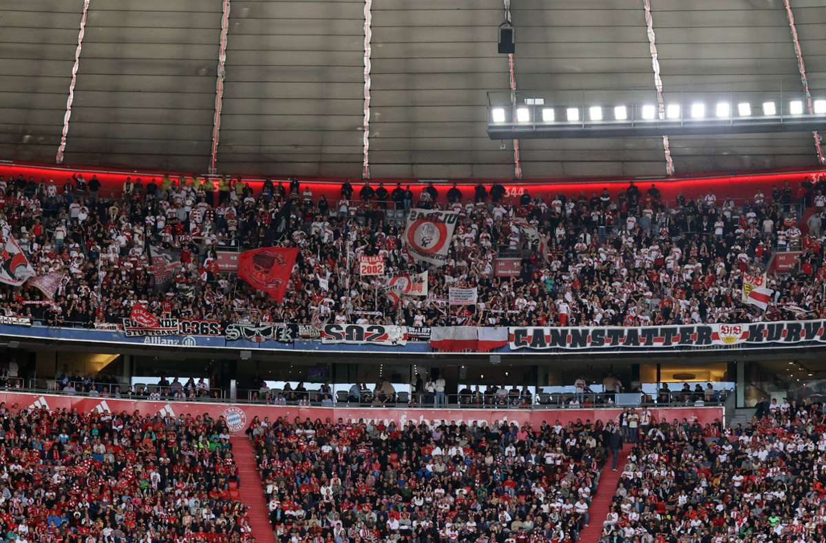 6. Spieltag: Bayern München 2:2 VfB Stuttgart – 6.500 Auswärtsfans