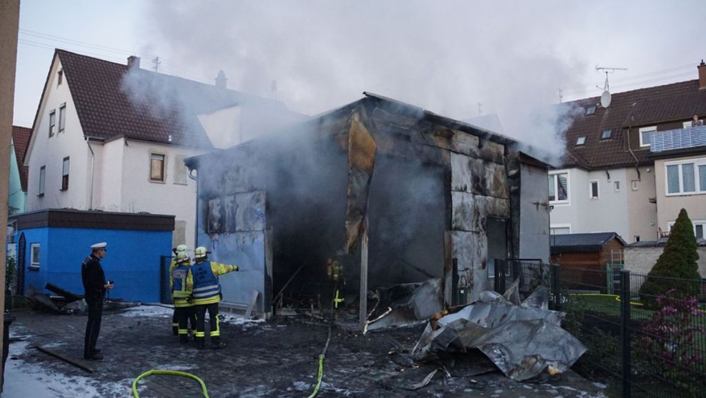 Nürtingen: Mehrere 10.000 Euro Schaden durch Feuer