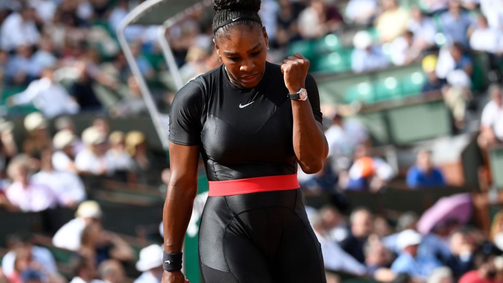 French Open in Paris: Serena Williams sorgt mit Catsuit für Aufsehen