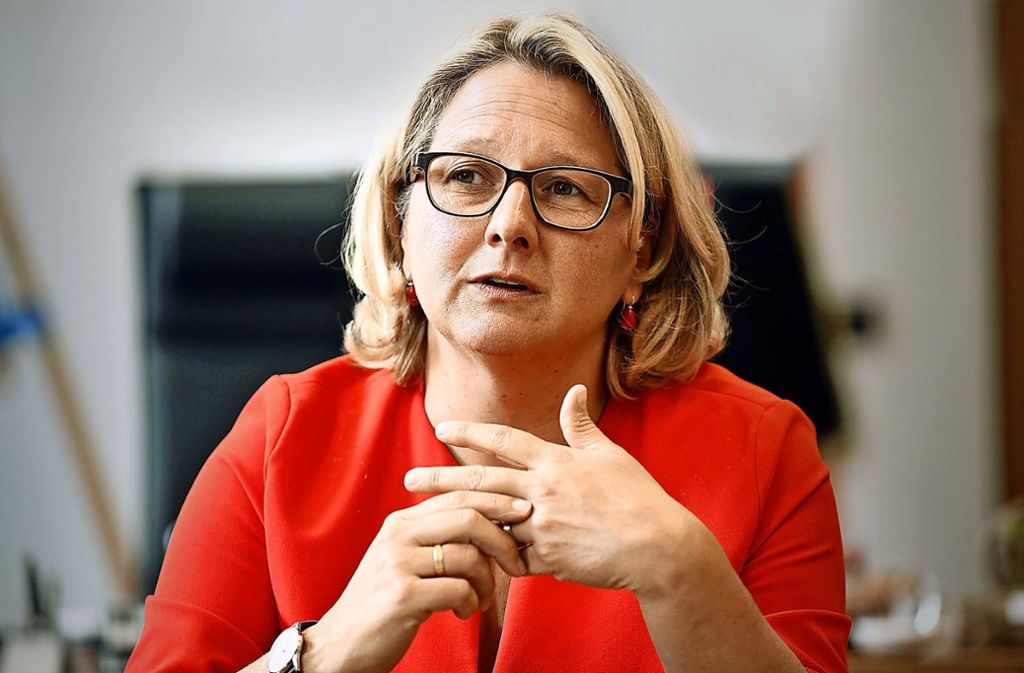 Umweltministerin Svenja Schulze fordert Verbindlichkeit in der Klimapolitik. Foto: Michael H. Ebner