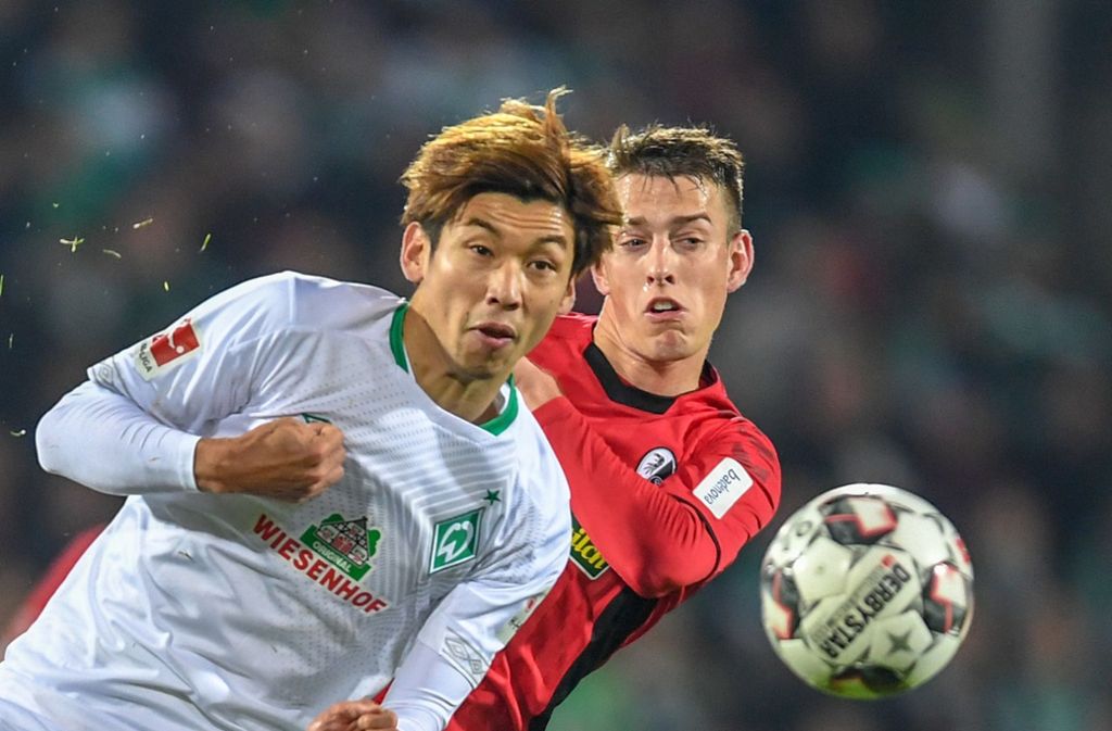 Yuya Osako spielt seit 2018 für Werder Bremen. Davor war der 29-Jährige für 1860 München und den 1. FC Köln am Ball. Der Stürmer hatte sein Heimatland Japan 2014 Richtung Deutschland verlassen.