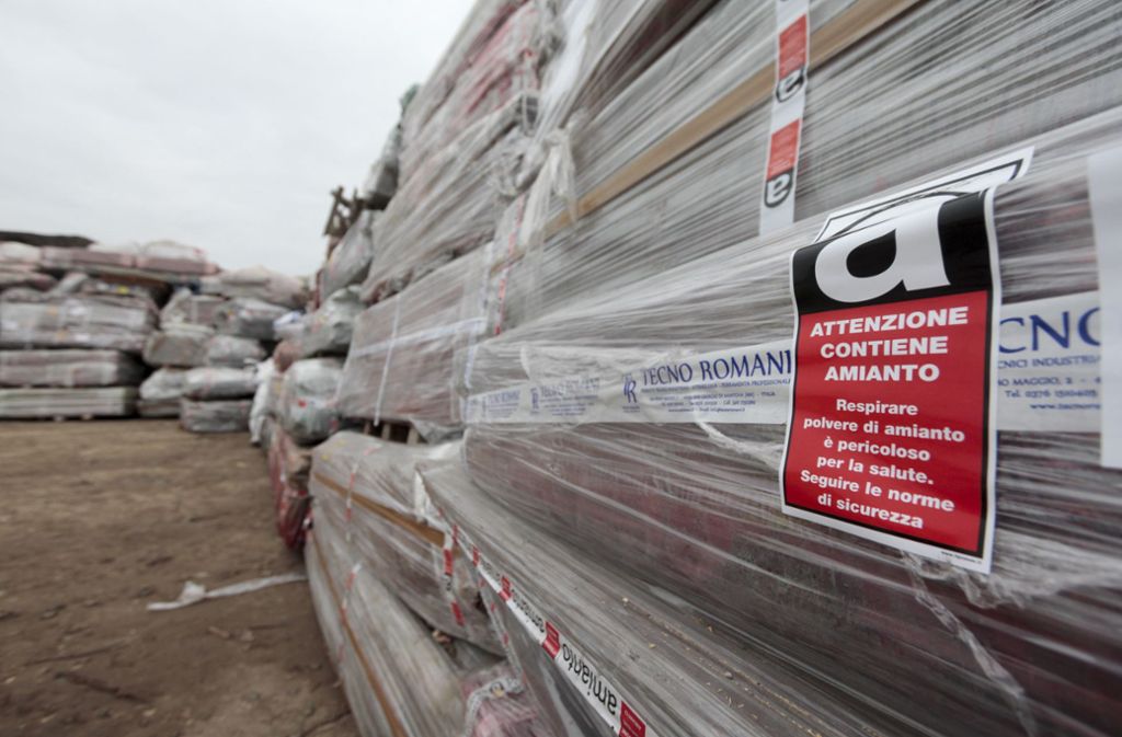 Asbest-Abfall aus Italien hat 2015 die Gemüter erhitzt.