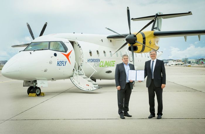 Flugzeuge mit Wasserstoff: Emissionsfrei fliegen made in Stuttgart
