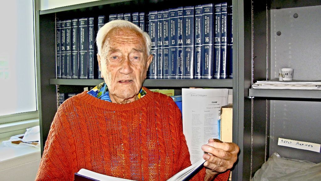 Der Wissenschaftler David Goodall: Mit 103 Jahren noch täglich zur Arbeit