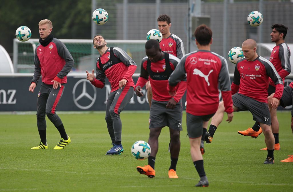 Impressionen vom Training des VfB Stuttgart