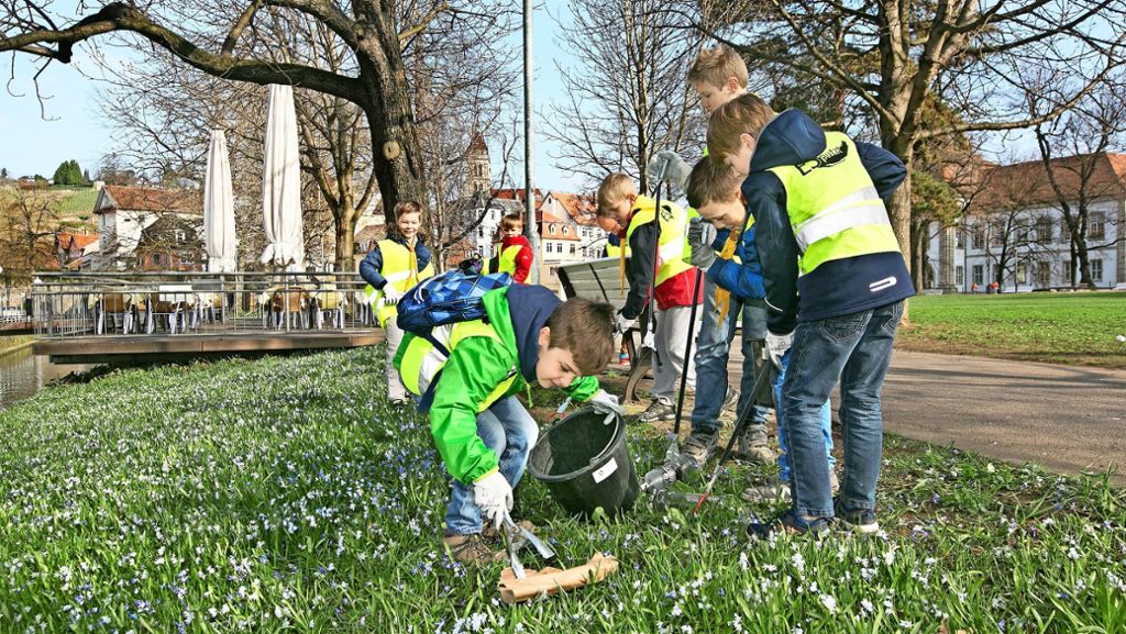 Für ein sauberes Esslingen: Sonne führt zu  Teilnehmerrekord