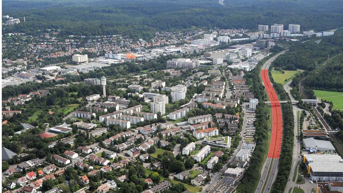 Ausbau der A 81 zwischen Böblingen und Sindelfingen: Deckel soll Städte verbinden – nur wie?