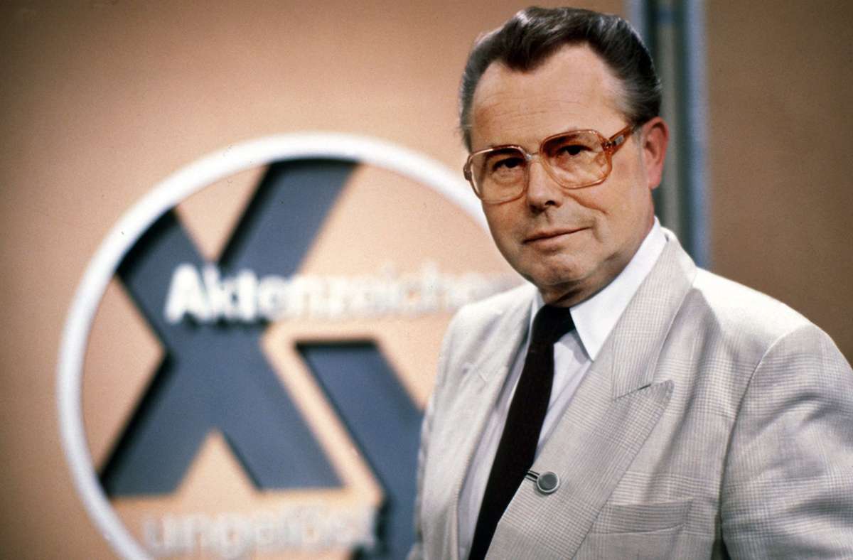Der Klassiker des True Crime: „Aktenzeichen XY“-Erfinder Eduard Zimmermann ging 1967 erstmals auf Sendung.