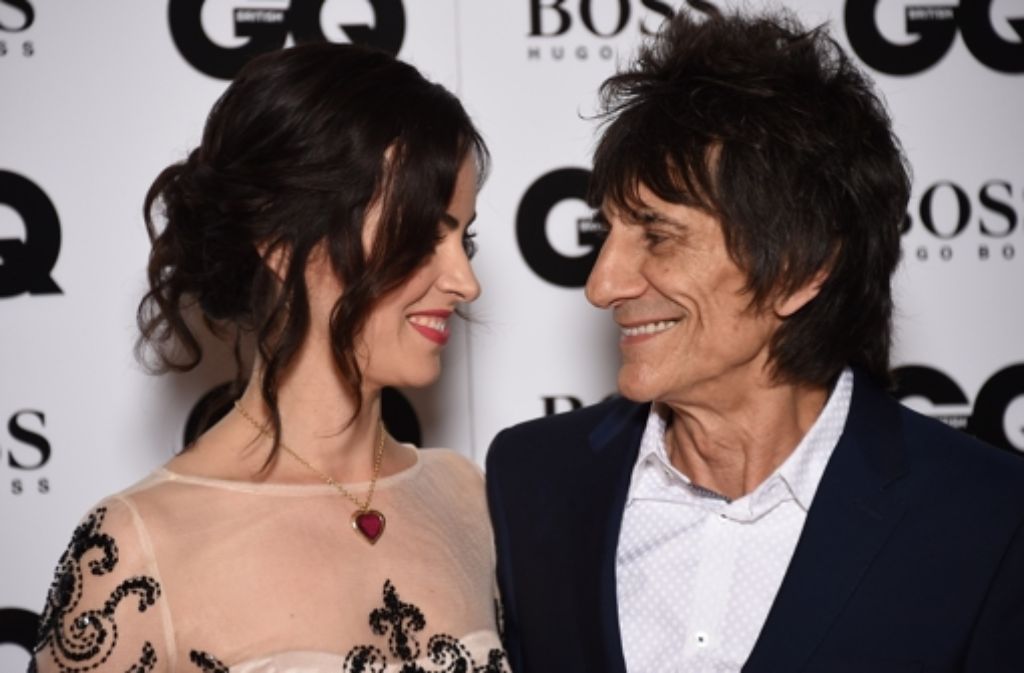 Ziemlich glücklich zeigten sich aber nicht nur die Preisträger, sondern auch „Rolling Stones“-Star Ron Wood mit seiner Ehefrau Sally Humphreys.
