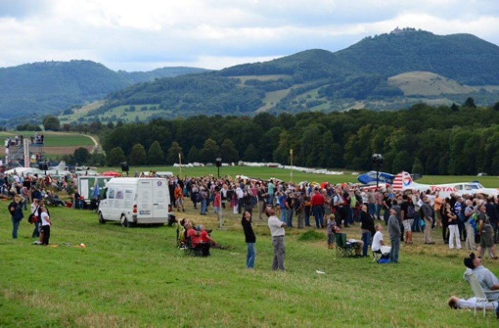 Tausende Besucher beim Fliegerfest in Kirchheim/ Teck