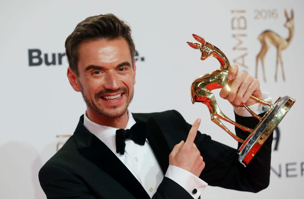 Florian Silbereisen sahnte den Bambi-Preis in dr Kategorie „Fernsehen“ ab.