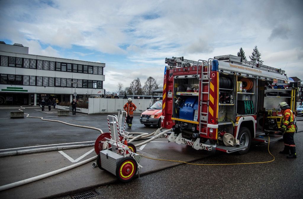 Am Lessing Gymnasium in der Albertviller Straße löste am Freitag ein Brandmelder aus.