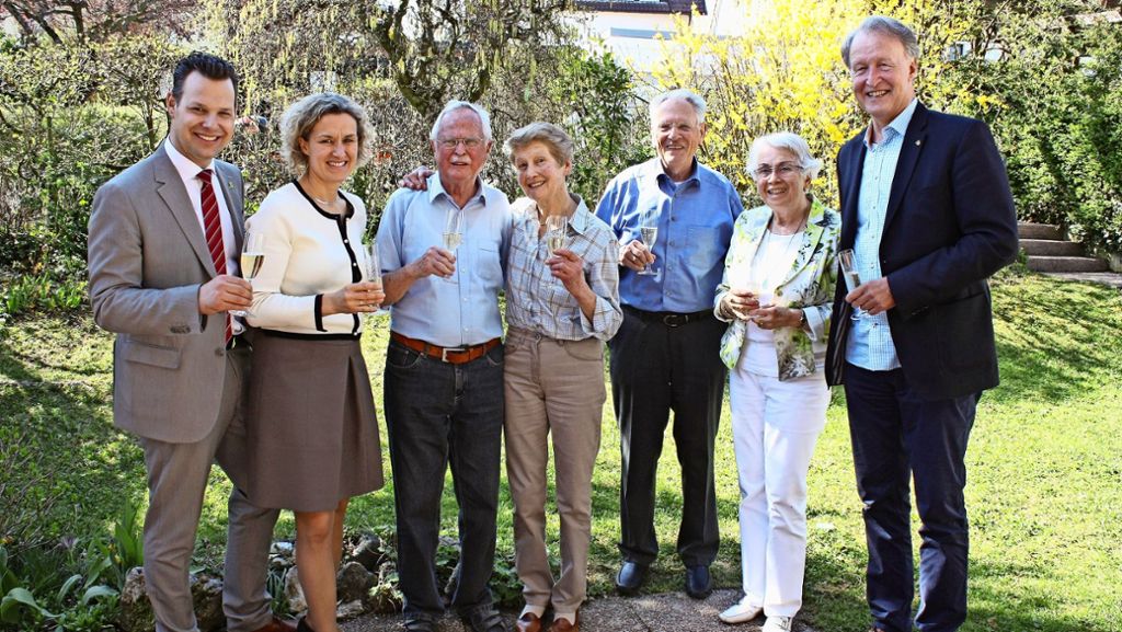 Goldene Hochzeit in Stetten: Ein Fest mit lauter Bürgermeistern