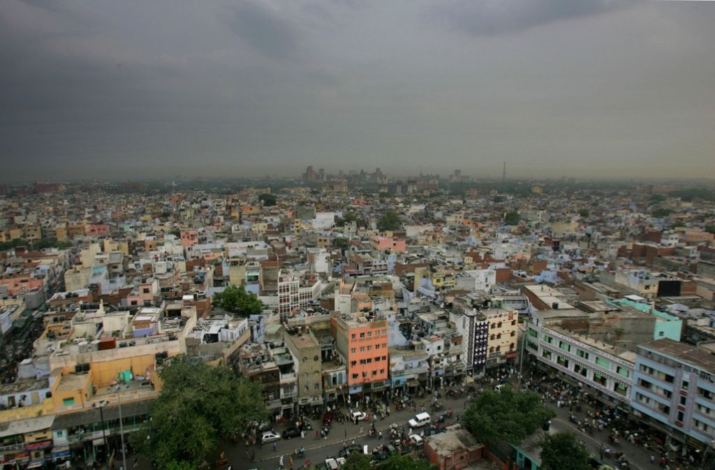 Delhi, die Hauptstadt Indiens, zählt laut Demographia 25,74 Millionen Menschen.