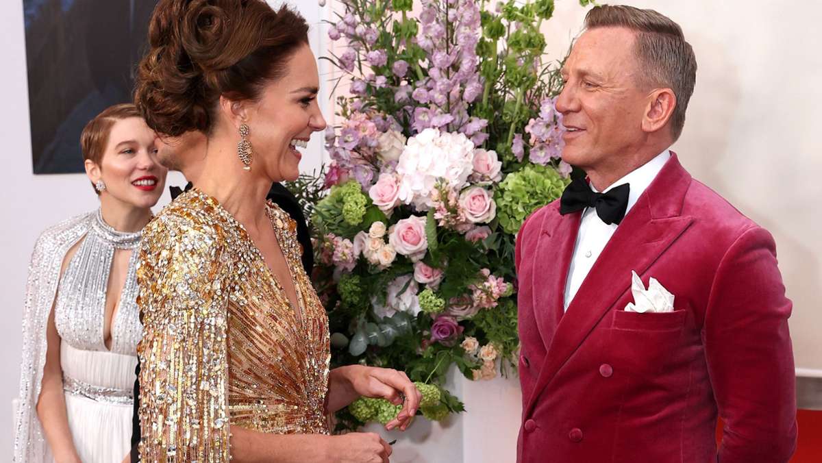 Weltpremiere des neuen James-Bond-Films: Viel Applaus für Daniel Craigs Finale in London