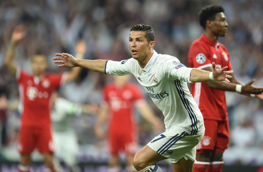 Der FC Bayern München ist der deutsche Lieblingsgegner von Cristiano Ronaldo: in acht Spielen hat er neun Tore geschossen – im Schnitt trifft er gegen Bayern alle 84,47 Minuten
