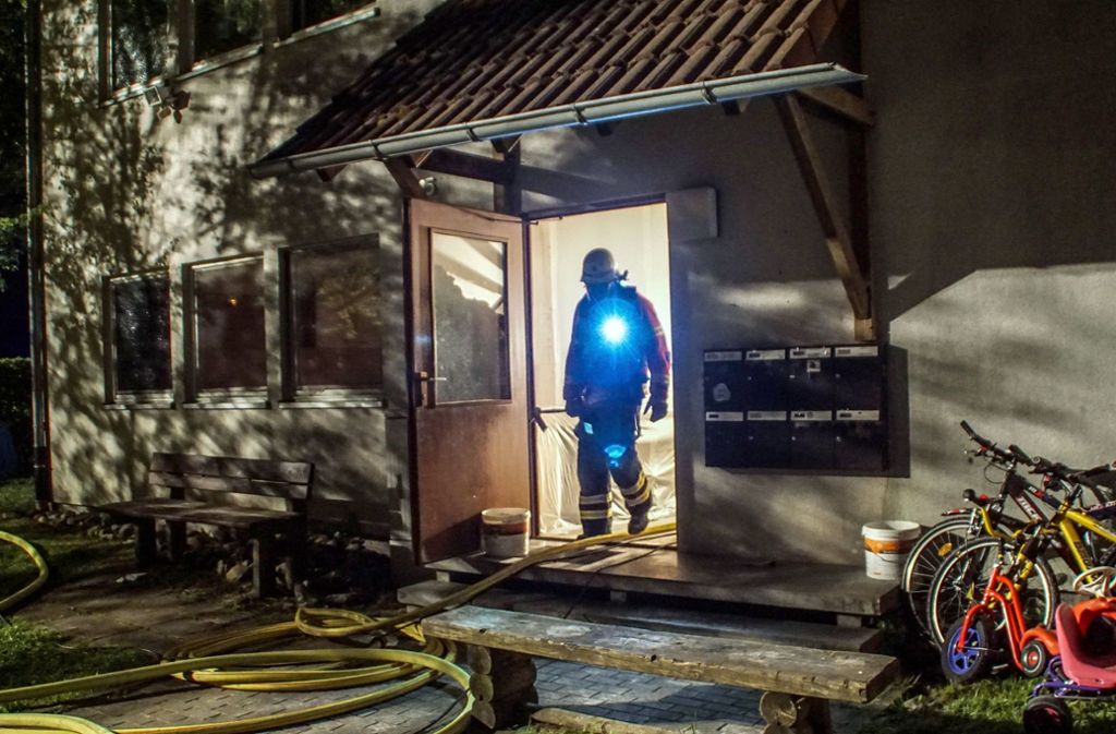 Das Feuer war in einem Zimmer einer 49-Jährigen ausgebrochen.