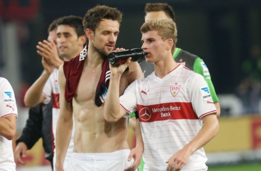 „Das Ergebnis ist definitiv zu wenig. Wir wollten die Remisserie beenden“, sagte VfB-Stuttgart-Kapitän Christian Gentner (Mitte) nach dem Spiel gegen Nürnberg.