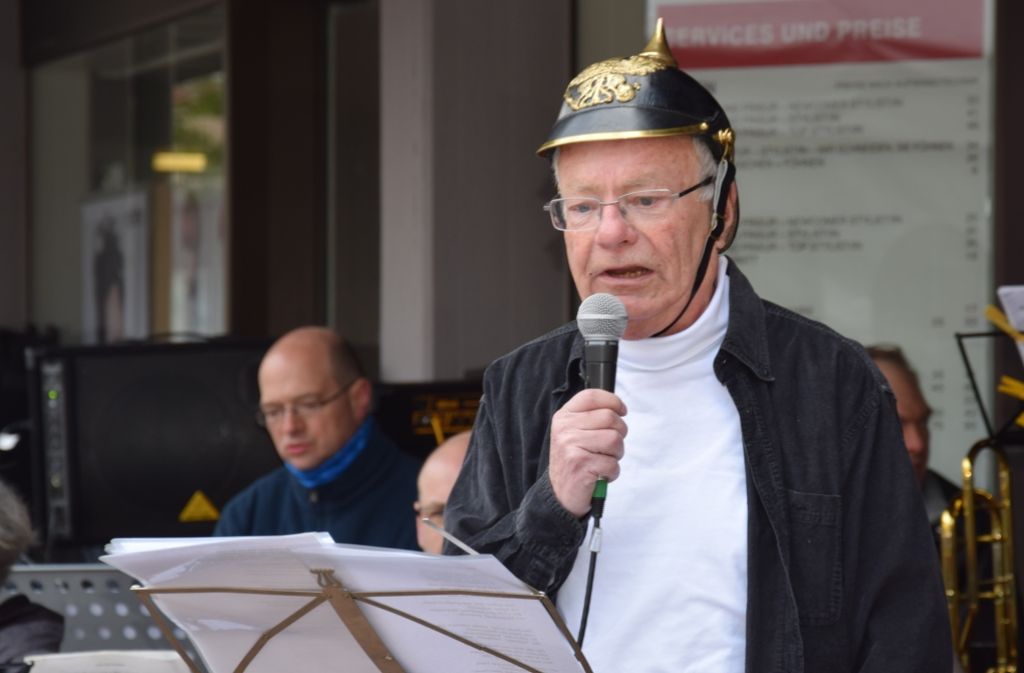 Joachim Klein vom Bürgerverein berichtet als Vaihinger Büttel wieder neues aus dem Flecken.