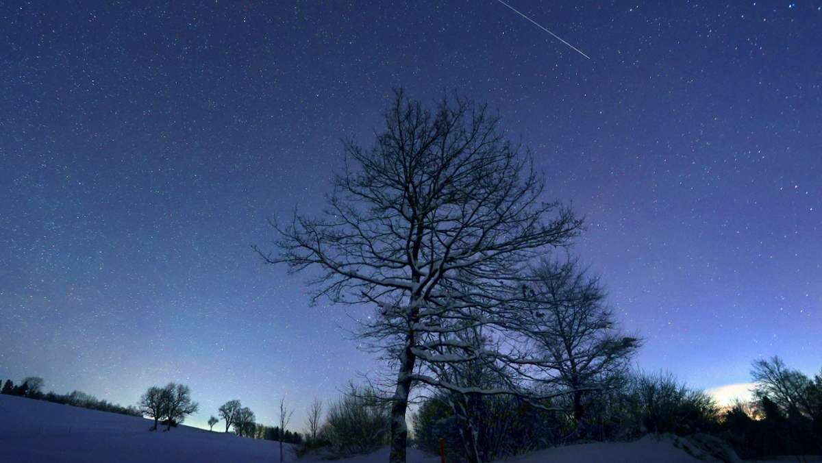 Geminiden am Himmel: Verglühende Meteore: Sternengucker müssen hoch hinaus