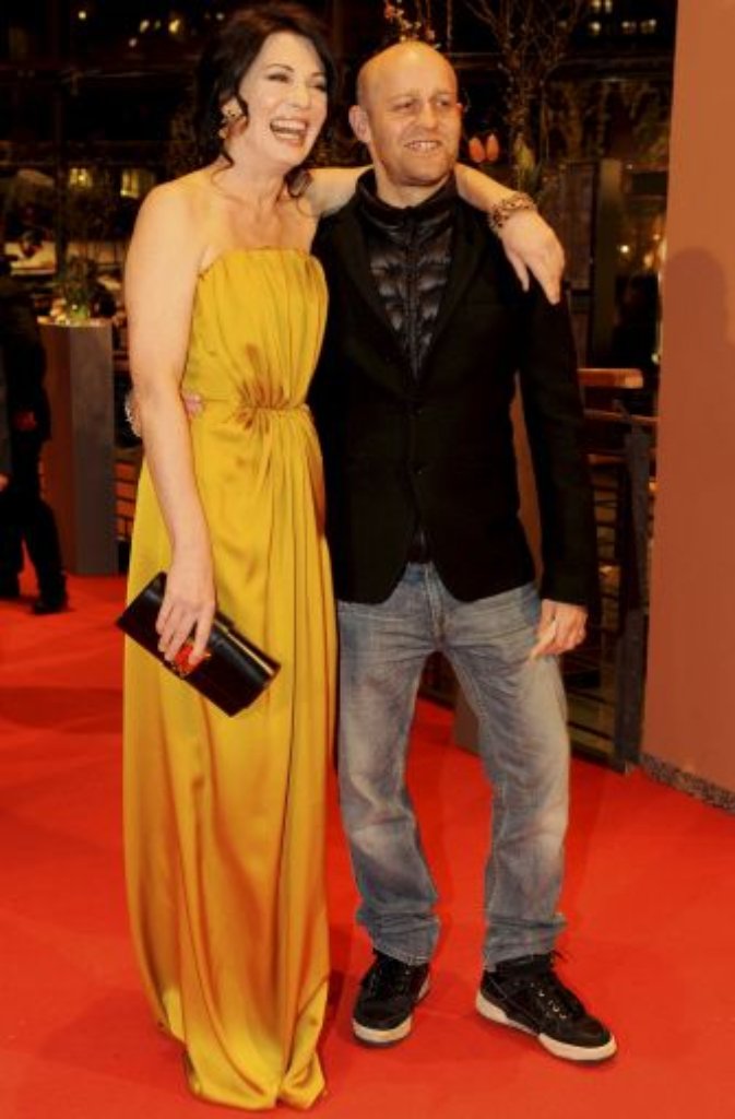 Iris Berben mit Jürgen Vogel bei der Berlinale 2010.
