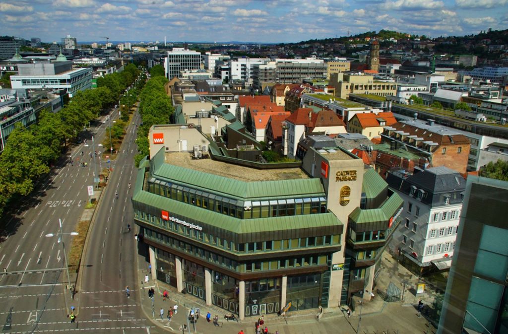 Das Gebäude prägte das Stadtbild rund um den Rotebühlplatz über Jahrzehnte hinweg.