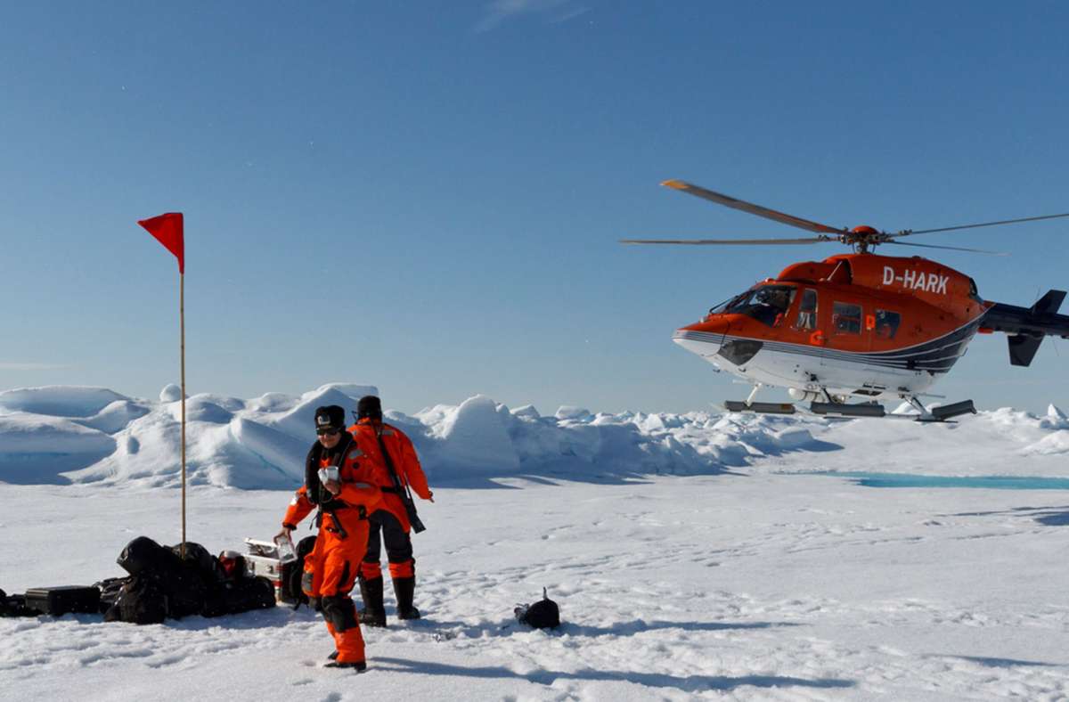 Seine Piloten trainieren für Expeditionen wie der Polarstern rund 700 Stunden im Jahr.