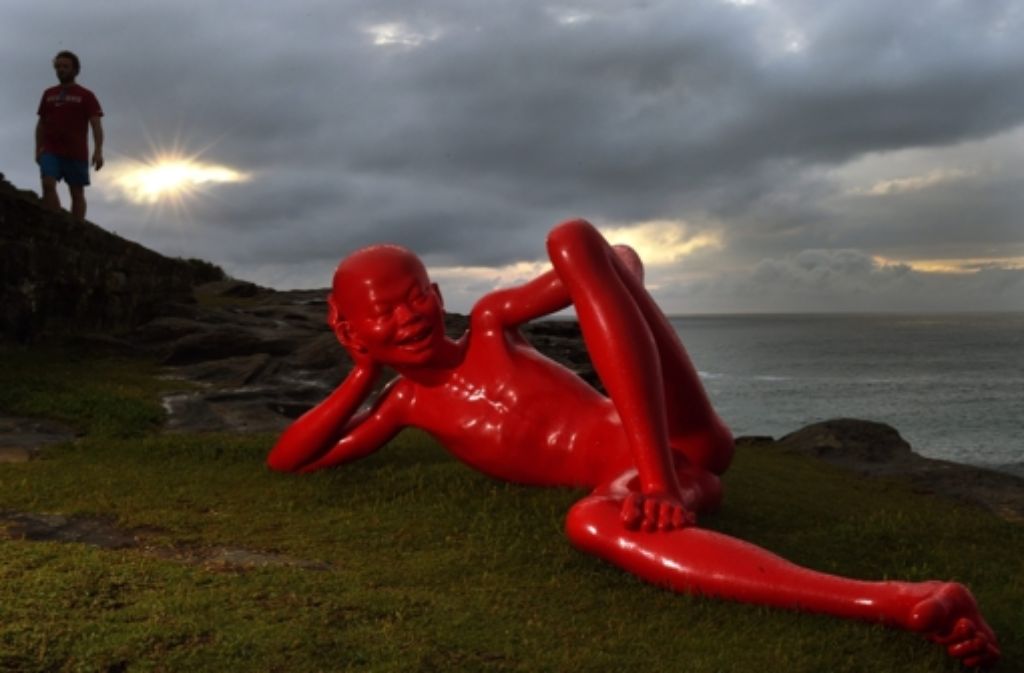 Auch die Skulptur „Harbour“ von Chen Wenling können die Besucher am Bondi Beach sehen.