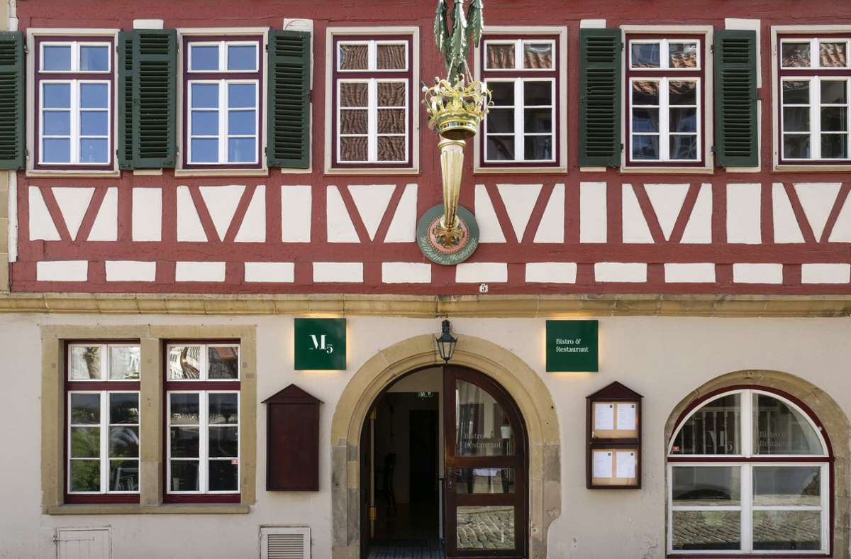 Seit rund 200 Jahren ein Gasthaus: Bis 2014 war am Marktplatz 5 die Krone, jetzt ist dort das M5 beheimatet.