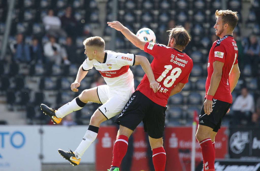 Neuzugang Santiago Ascacibar bestritt sein erstes Spiel für den VfB Stuttgart.
