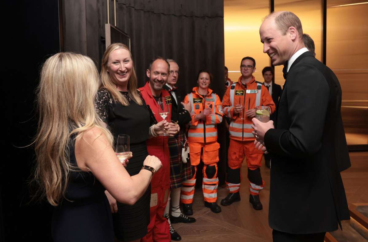 Prinz William, Schirmherr der London’s Air Ambulance Charity, ...