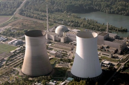 Luftaufnahme des Kernkraftwerks Philippsburg Foto: dpa