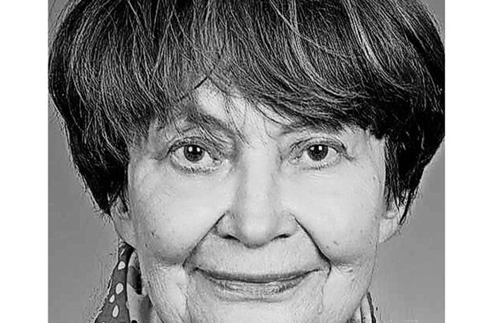 Elga Burkhardt mit 85 Jahren gestorben