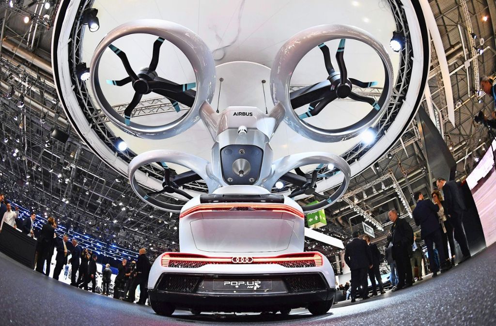 Airbus, Audi und das Designstudio Italdesign haben das Flutauto Pop Up Next entwickelt, das autonom fahren und fliegen soll.
