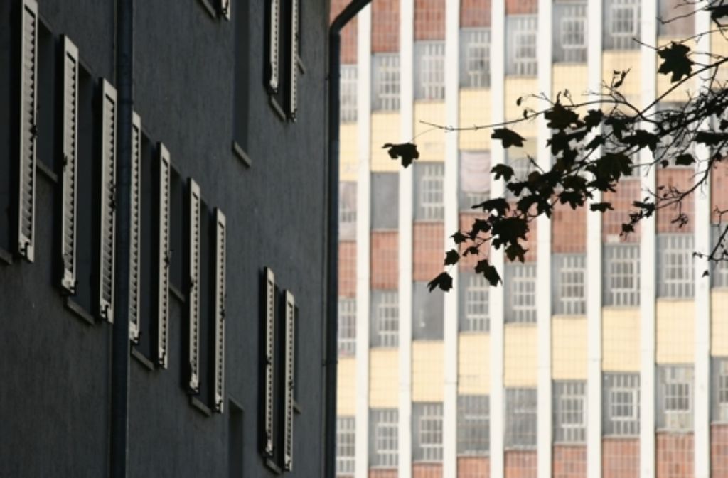 Antonin Kafkas Foto belegte wie Stefan Kettner den fünften Platz mit diesem besonderen Blickwinkel auf ein Wohnhaus und die JVA.