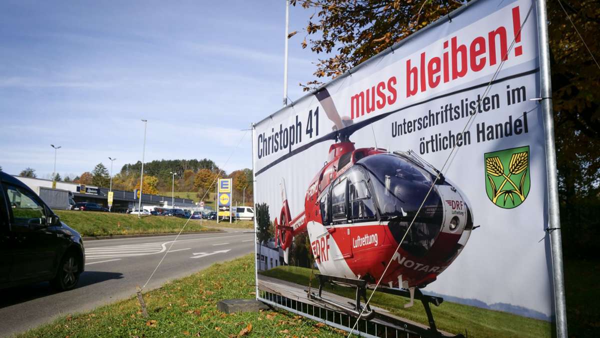  Nicht aus der Luft gegriffen sind die Argumente für den Standort des Rettungshubschraubers in Leonberg. Er soll im Kreis bleiben, das fordert jetzt auch der Böblinger Kreistag. 