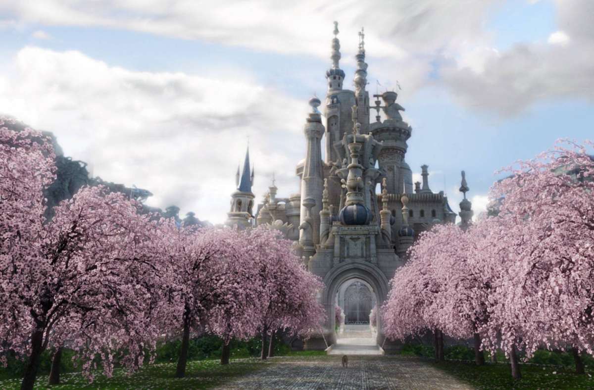Phantastische Gärten sind in „Alice in Wonderland“ zu sehen. In dem Film von 2010 in der Regie von Tim Burton . . .