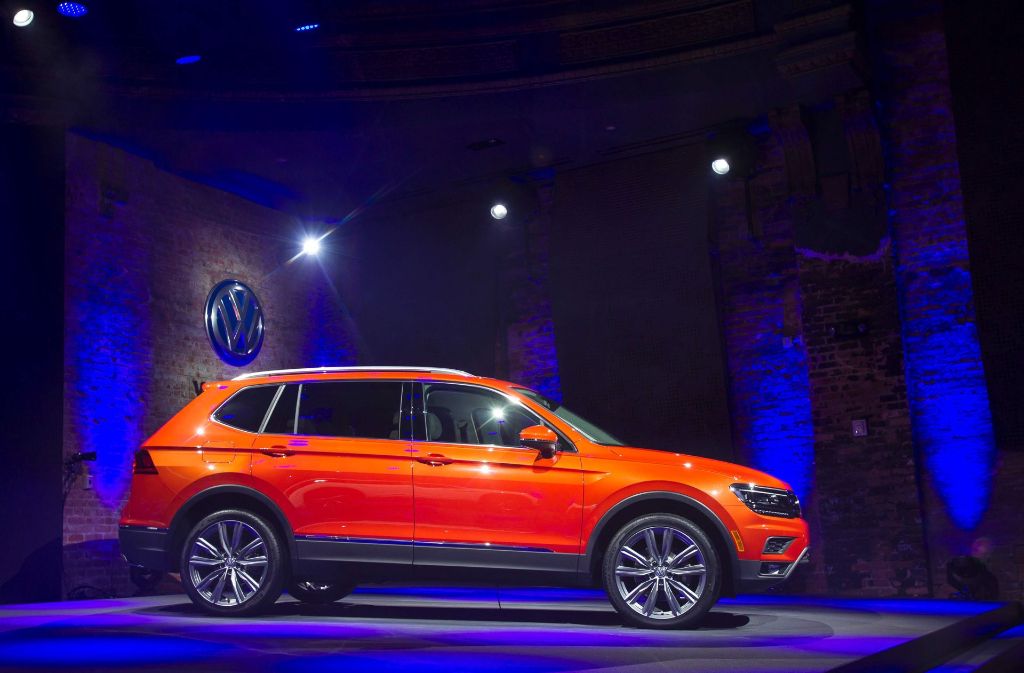 Volkswagens neuer Tiguan wird während einer Pressekonferenz zur North American International Auto Show in Detroit enthüllt.