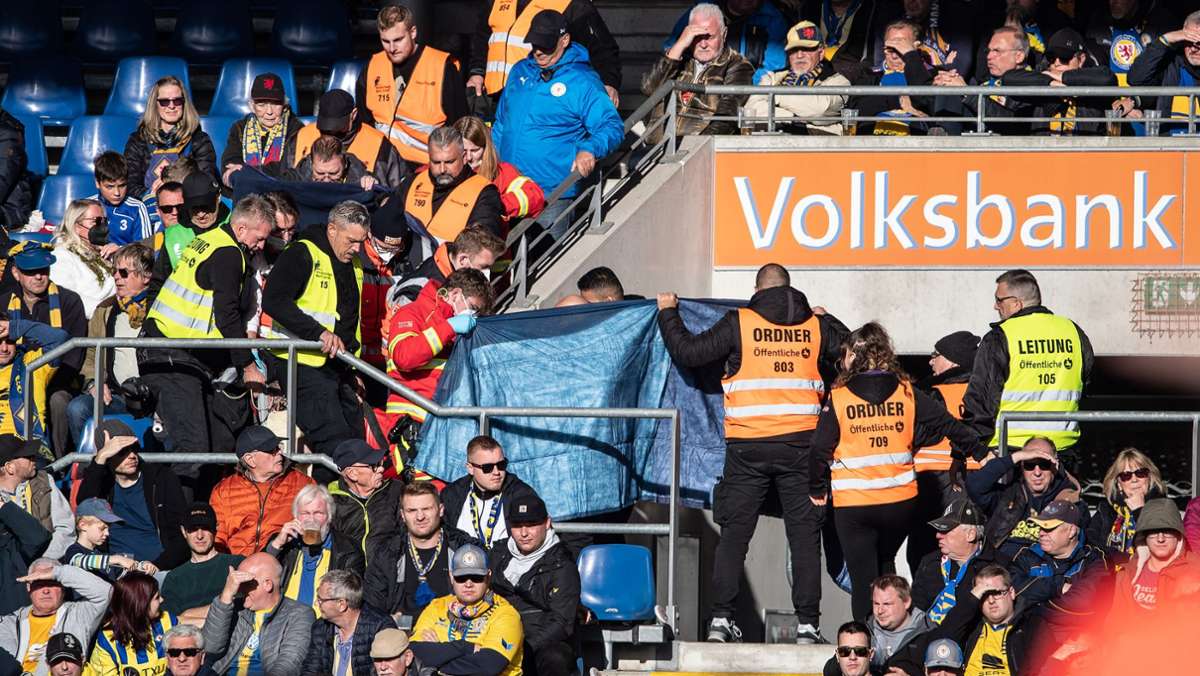 Zweitliga-Spiel gegen Fürth: Braunschweig-Fan stirbt nach Stadionbesuch