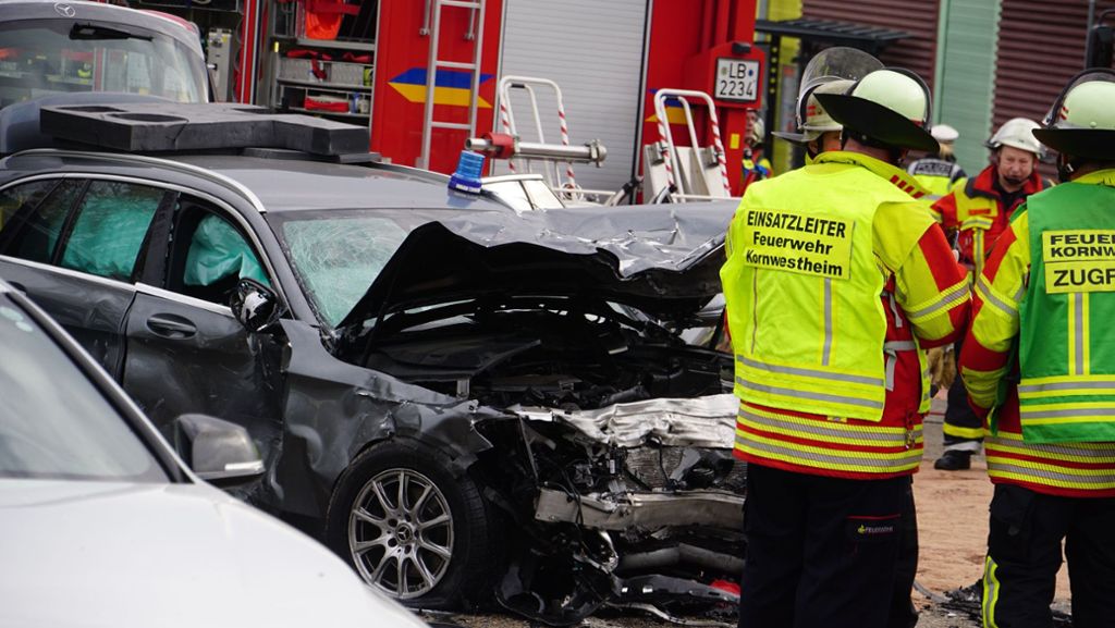 Schwerer Unfall in Kornwestheim: Das Unfallrisiko fährt bei Einsätzen stets mit