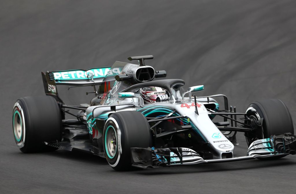 Die Meslatte: Lewis Hamilton und sein neuer W09.