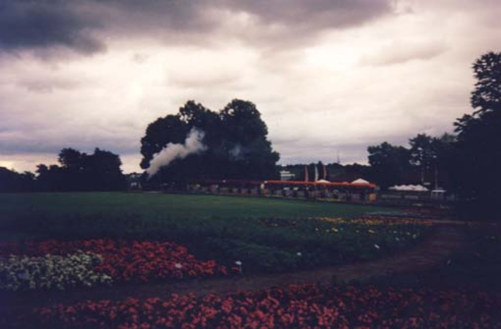 Die Internationale Gartenbauausstellung (IGA) auf dem Stuttgarter Killesberg im Jahr 1993.
