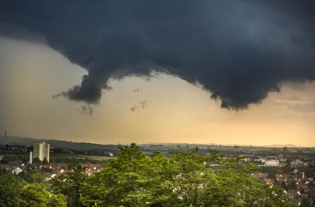 In Stuttgart und der Region herrscht derzeit großes Unwetter-Potenzial.