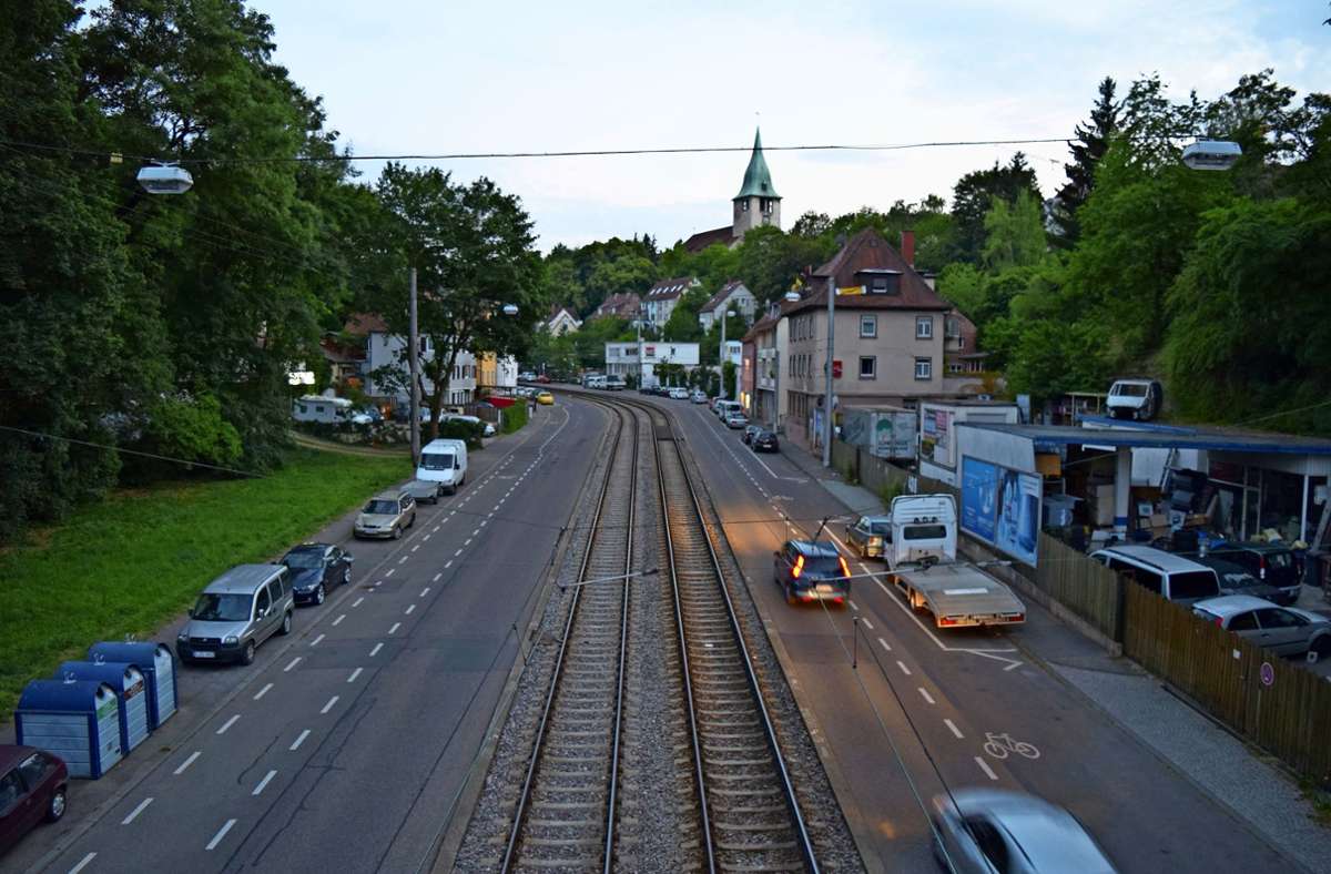 Die Böblinger Straße zerschneidet Kaltental in zwei Hälften. Foto: Archiv Alexandra Kratz