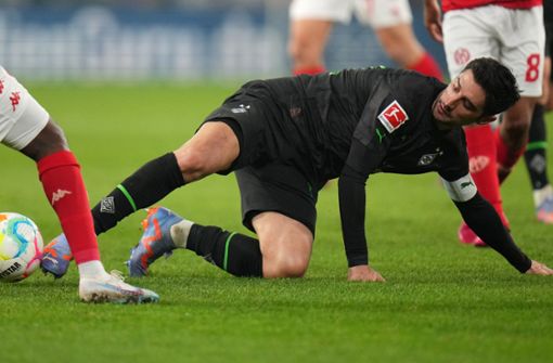 Borussia Mönchengladbach verliert deutlich in Mainz. Foto: dpa/Thomas Frey
