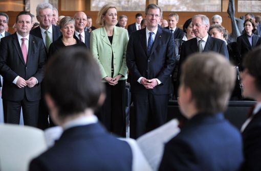 Die Aurelianer haben auch schon vor Bundes- und Ministerpräsidenten gesungen. Foto: dpa/Bernd Weißbrod